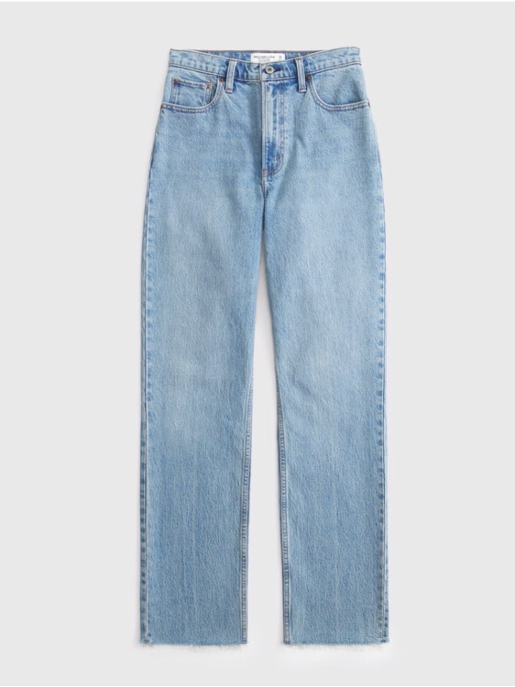 Abercrombie & Fitch The 90s Straight Ultra High Rise Curve Love Size 24 00r